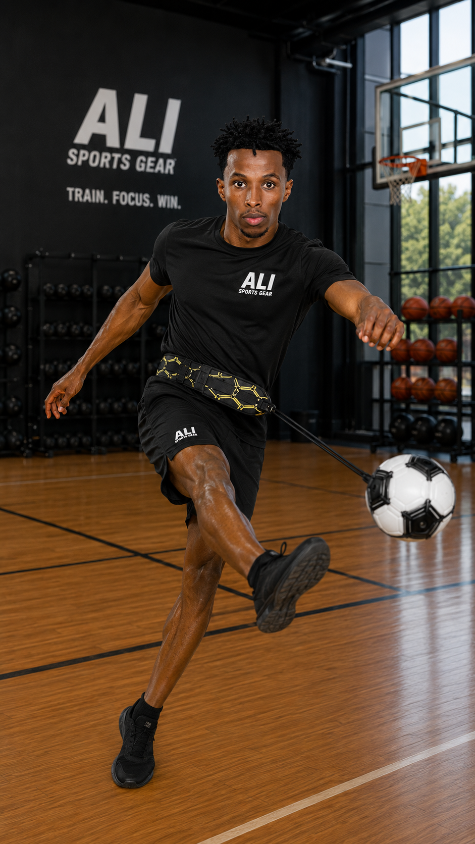 football kicking belt